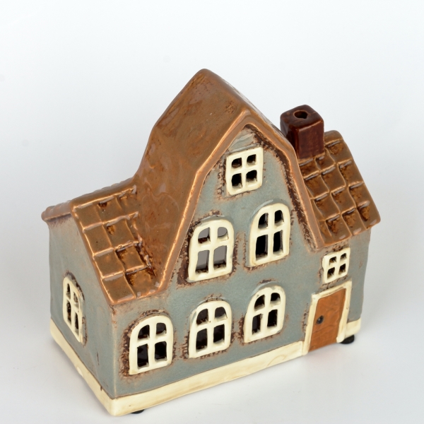 Vianočný svietiaci domček 5,5 v17 x h8,5 cm