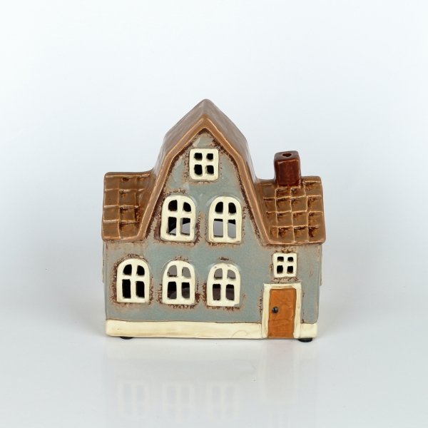 Vianočný svietiaci domček 5,5 v17 x h8,5 cm