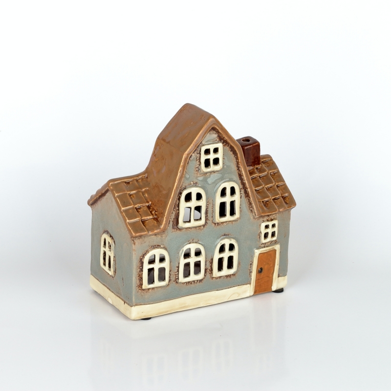 Vianočný svietiaci domček 5,5 v17 x h8,5 cm