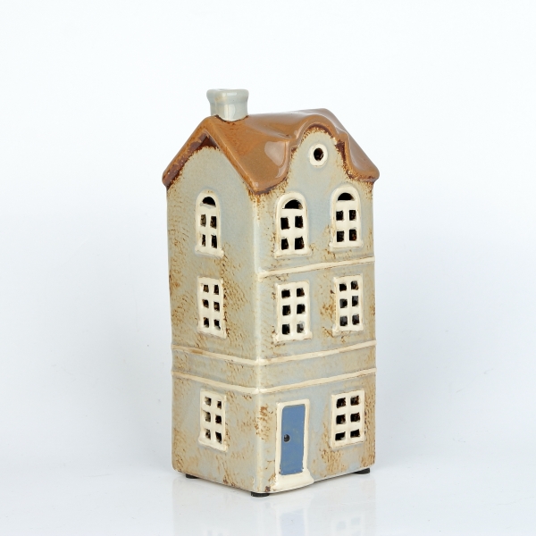 Vianočný svietiaci domček 9,5x22,5x8,5cm C