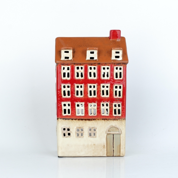 Vianočný svietiaci domčeky 13x23,5x7,5cm B