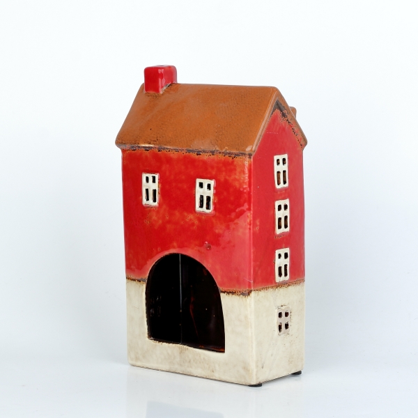 Vianočný svietiaci domčeky 13x23,5x7,5cm B