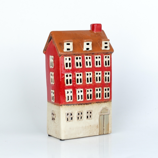 Vianočný svietiaci domčeky 13x23,5x7,5cm B