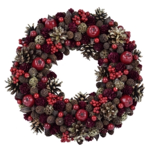 Vianočný veniec 33x33x7,5cm