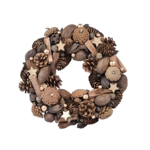 Vianočný veniec na dvere 35x35x8cm