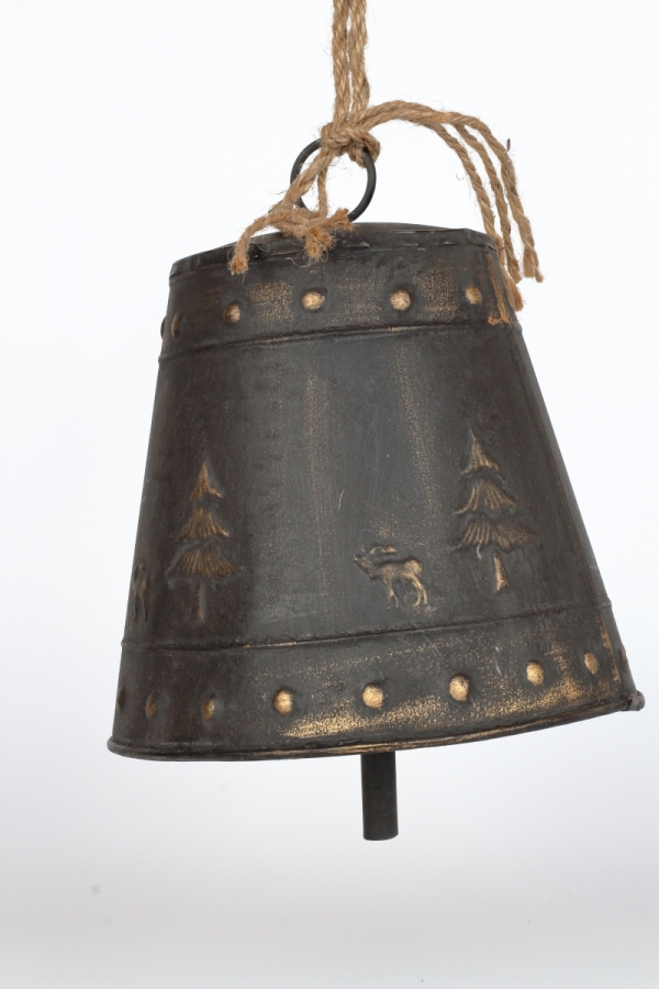 Vianočný zvon kovový 27cm 