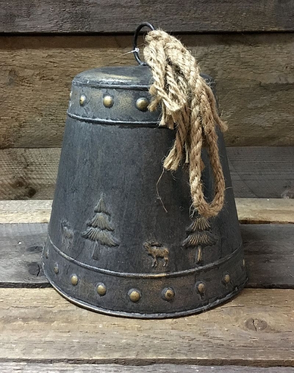 Vianočný zvon kovový 27cm 