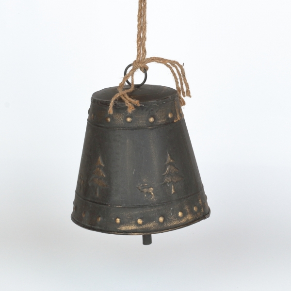 Vianočný zvon kovový 27cm 