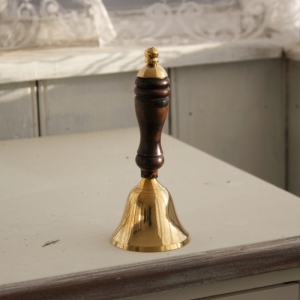 Vianočné zvon s rukoväťou mosadz