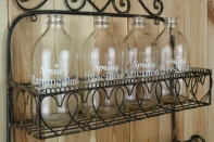 Váza sklenená Spring Anemone 18x8cm