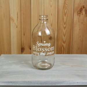 Váza sklenená Spring Blossom 18cm