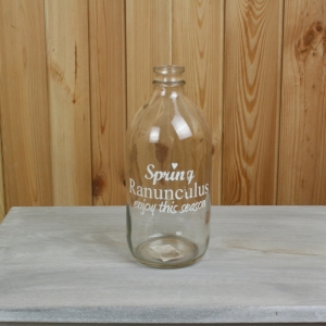 Váza sklenená Spring Ranunculus 18x8cm