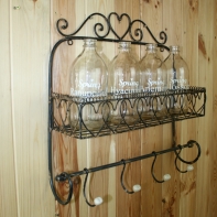 Váza sklenená Spring Ranunculus 18x8cm