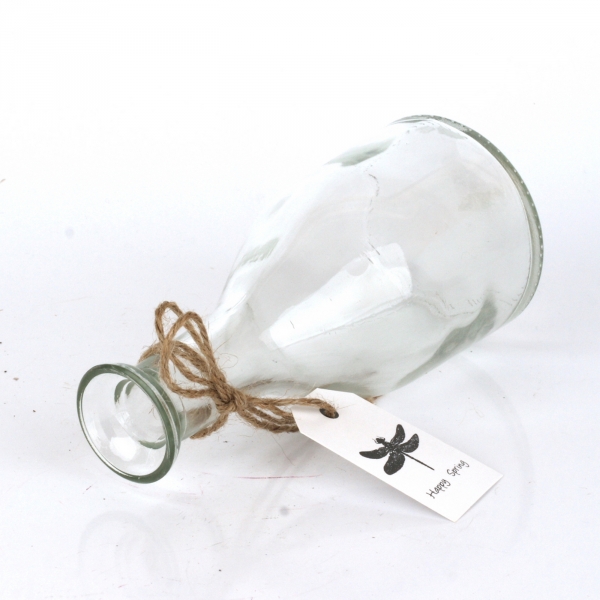 Vázička sklenená úzka