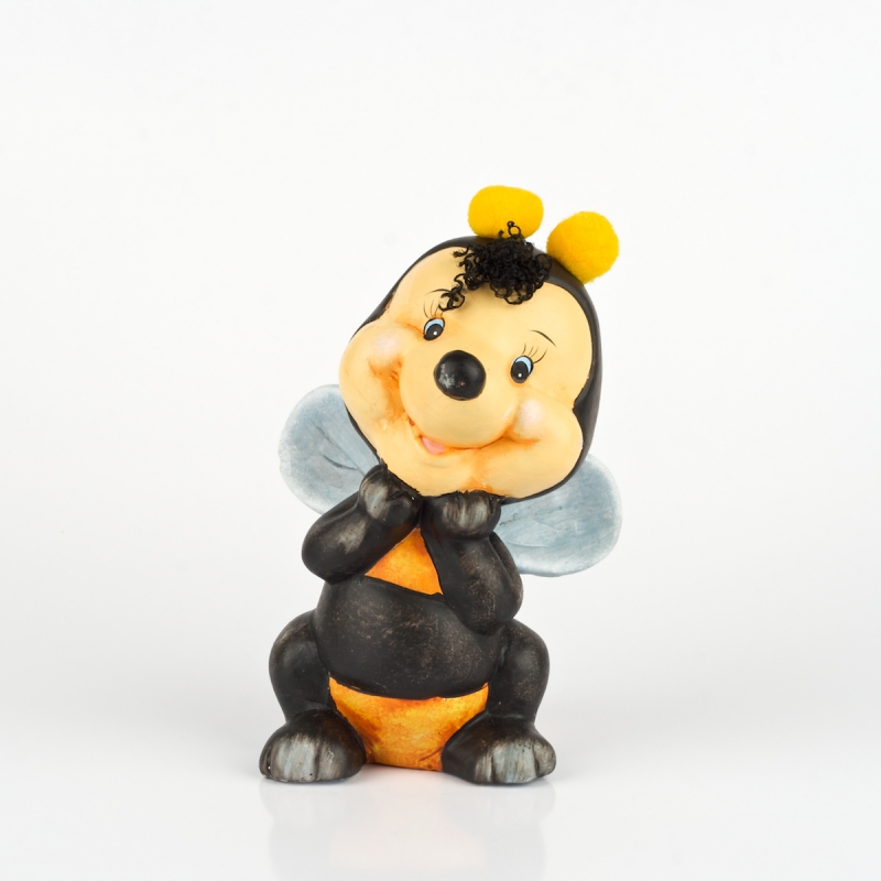 Včielka keramická dekorácia