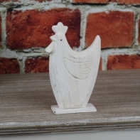 Veľkonočné dekorácie drevená sliepka 16cm