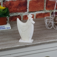 Veľkonočné dekorácie drevená sliepka 16cm