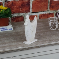 Veľkonočné dekorácie drevená sliepka 16cm