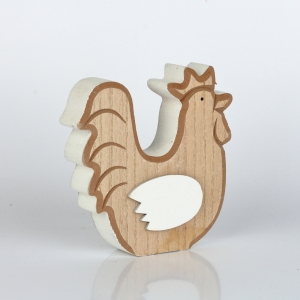 Veľkonočné dekorácie drevený kohút 11,5×12×2,5cm