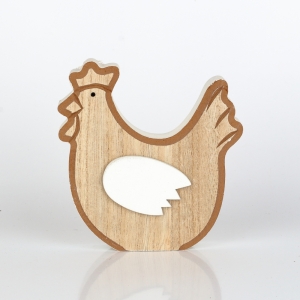 Veľkonočná dekorácia drevený kohút typ B 11,5×12×2,5cm 