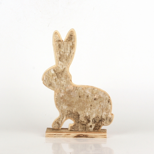 Veľkonočné dekorácie drevený zajac 26,5x17cm