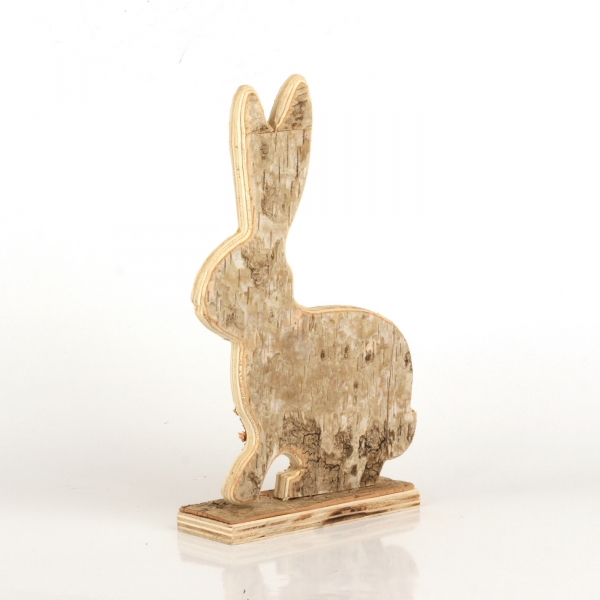 Veľkonočné dekorácie drevený zajac 26,5x17cm