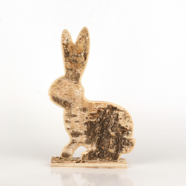 Veľkonočné dekorácie drevený zajac 31x17cm