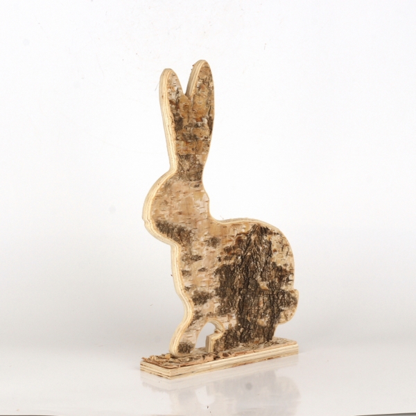 Veľkonočné dekorácie drevený zajac 31x17cm