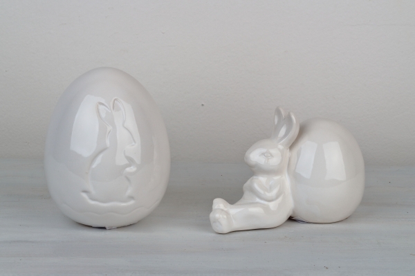 Veľkonočná dekorácie keramické vajcia 14cm