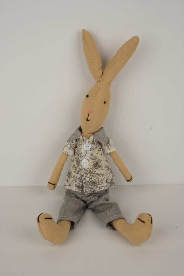 Veľkonočné dekorácie látkový zajac 38cm