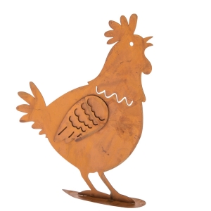 Veľkonočná dekorácia sliepka 18x20x3cm