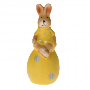 Veľkonočné dekorácie zajac s vajíčkom