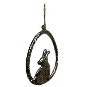 Velikonočné dekorácie zajíček vo vajíčku