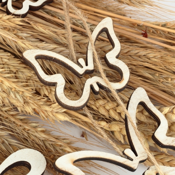 Veľkonočné dekorácie záves motýľ