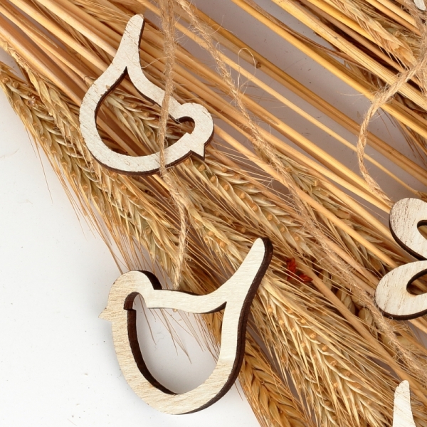 Veľkonočné dekorácie záves vtáčik