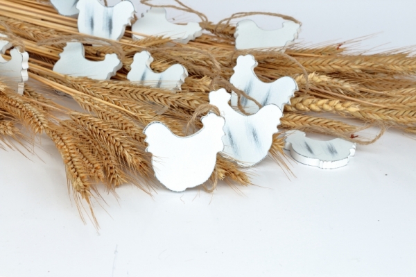 Veľkonočné dekorácie závesný kohút 12ks