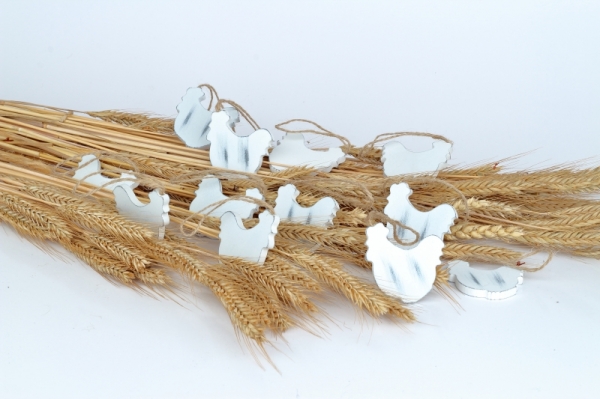 Veľkonočné dekorácie závesný kohút 12ks