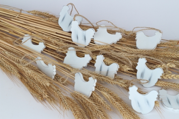 Veľkonočné dekorácie závesný kohút 12ks