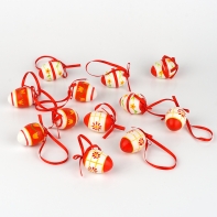 Veľkonočné vajíčka červeno - biele 4cm