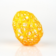 Veľkonočné vajco prútené - žlté 6cm