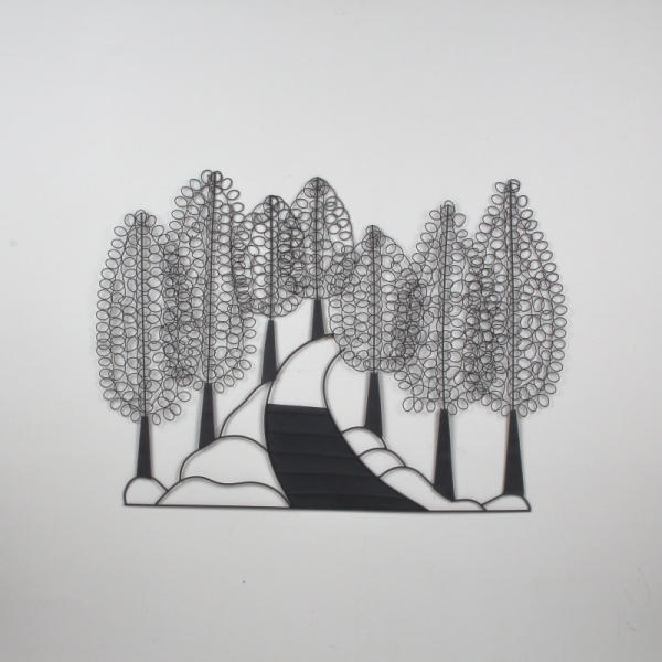 Dekorácia na stenu stromy 90x65cm