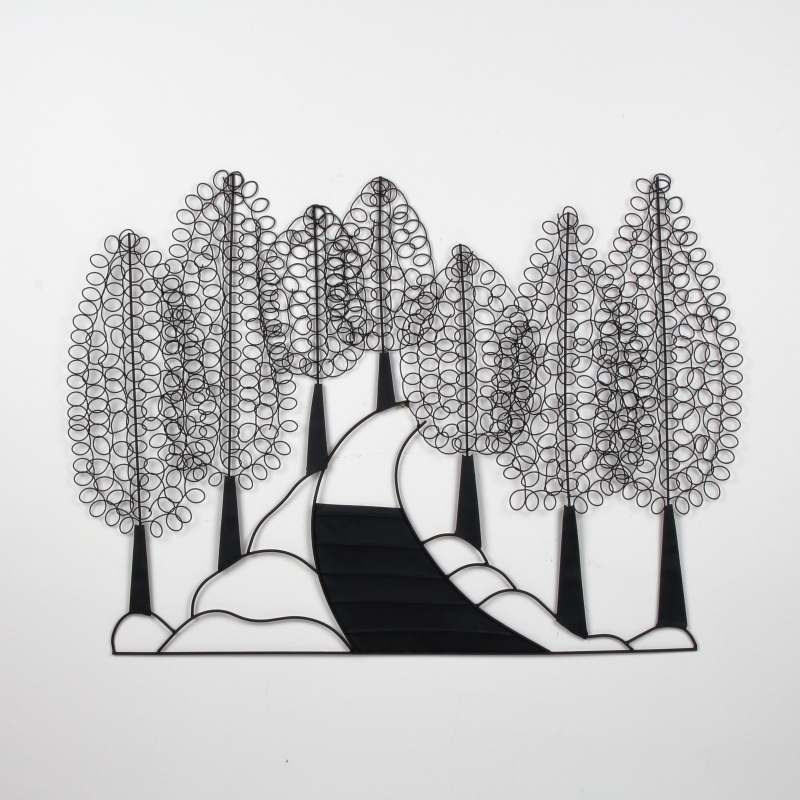 Dekorácia na stenu stromy 90x65cm