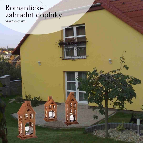 Veľká lampáš na terasu 65 cm