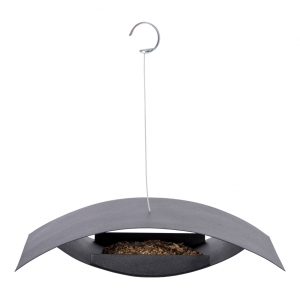 Veľké krmítko pre vtáky Modern čierna