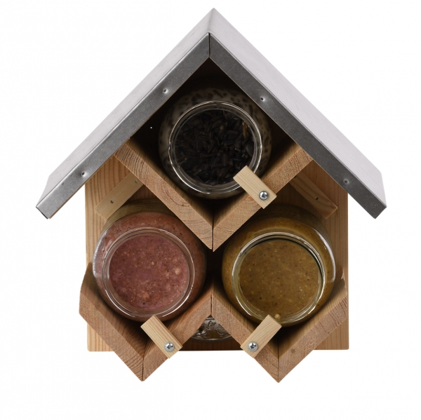 Veľké krmítko pre vtáky na arašidové maslo Triple