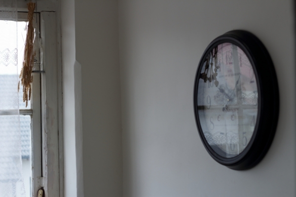 Veľké nástenné hodiny kovové 61cm