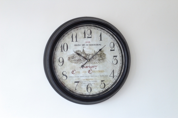 Veľké nástenné hodiny kovové 61cm