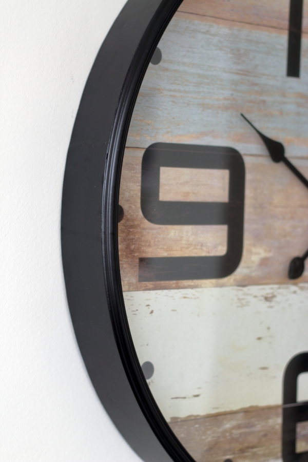 Veľké nástenné hodiny plechové 68cm