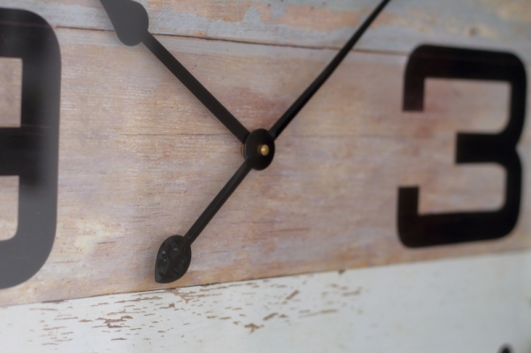 Veľké nástenné hodiny plechové 68cm