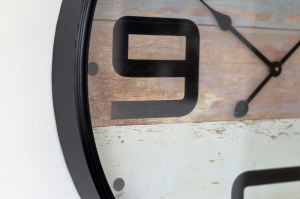 Veľké nástenné hodiny plechové 68cm